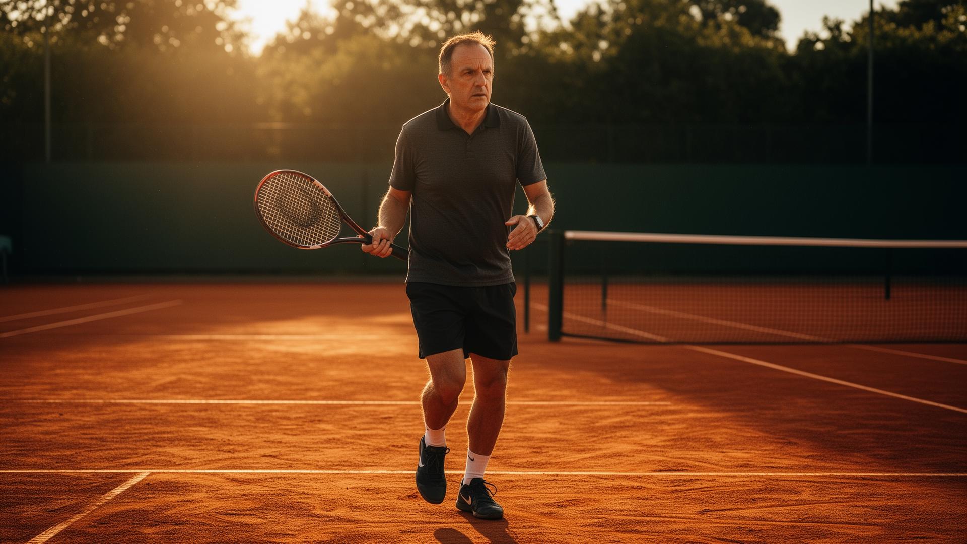 A leader mid-court, focused